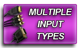 multiple input types